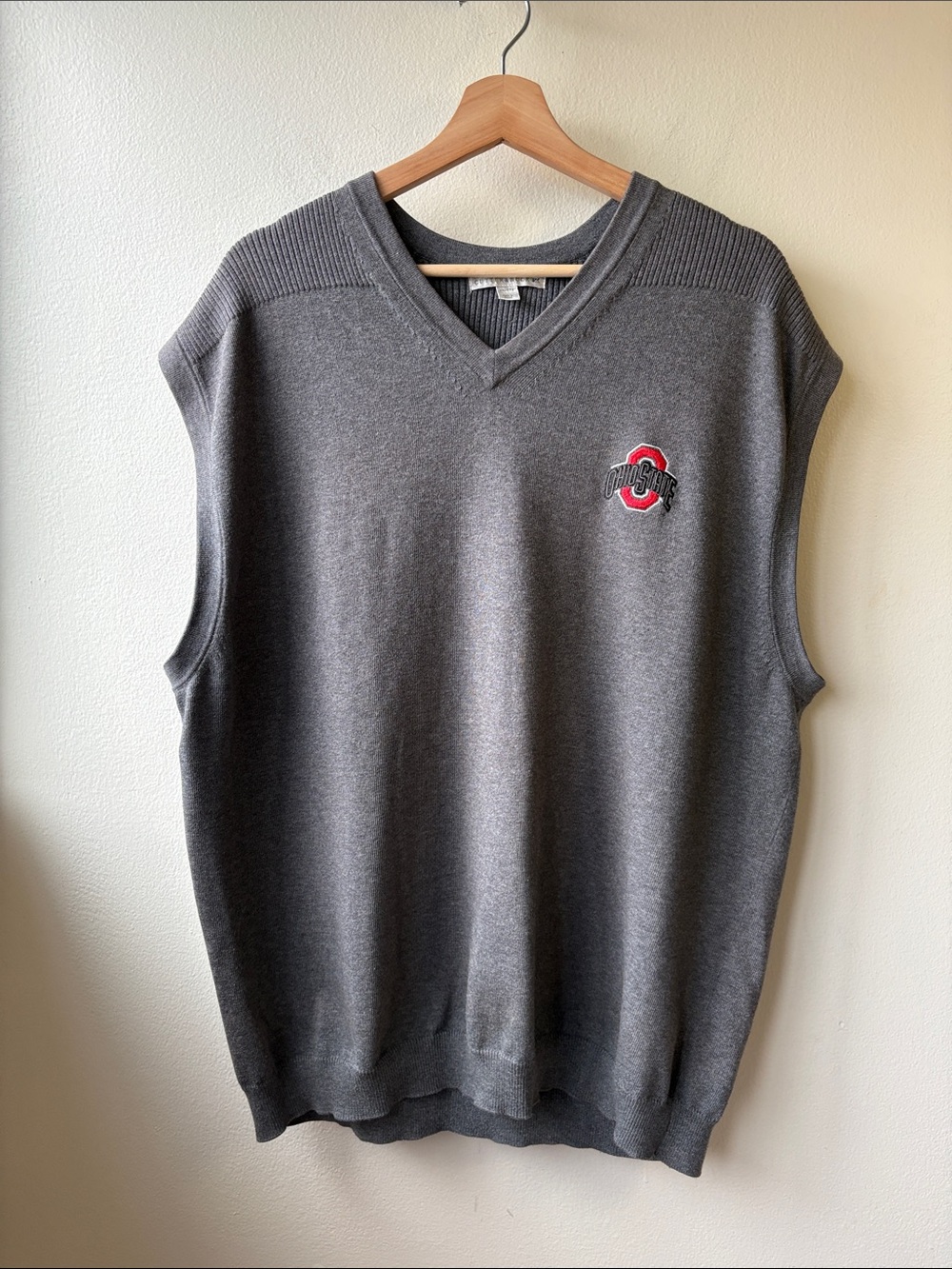 Cutter & Buck Men’s Ohio State University Sweater Vest Size XXL